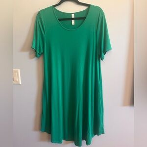 Zenana Green Women's cotton dress